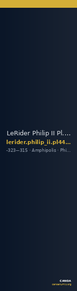 LeRider Philip II Pl. 44, Fig. 11 — CANOA