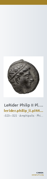 LeRider Philip II Pl. 44, Fig. 13 — CANOA