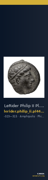 LeRider Philip II Pl. 44, Fig. 13 — CANOA