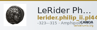 LeRider Philip II Pl. 44, Fig. 18 — CANOA