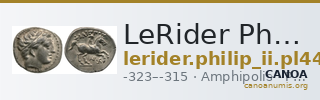 LeRider Philip II Pl. 44, Fig. 23 — CANOA