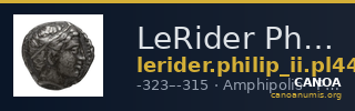 LeRider Philip II Pl. 44, Fig. 24 — CANOA