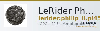 LeRider Philip II Pl. 45, Fig. 15 — CANOA