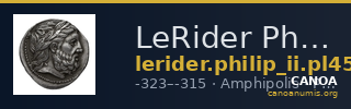 LeRider Philip II Pl. 45, Fig. 15 — CANOA