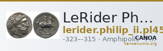 LeRider Philip II Pl. 45, Fig. 16 — CANOA