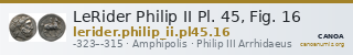 LeRider Philip II Pl. 45, Fig. 16 — CANOA