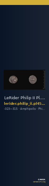 LeRider Philip II Pl. 45, Fig. 21 — CANOA