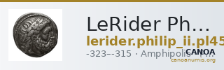 LeRider Philip II Pl. 45, Fig. 27 — CANOA