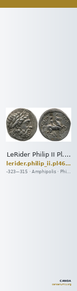 LeRider Philip II Pl. 46, Fig. 17 — CANOA