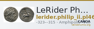 LeRider Philip II Pl. 46, Fig. 17 — CANOA