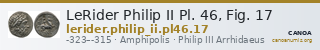 LeRider Philip II Pl. 46, Fig. 17 — CANOA