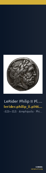 LeRider Philip II Pl. 46, Fig. 18 — CANOA