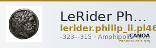LeRider Philip II Pl. 46, Fig. 18 — CANOA