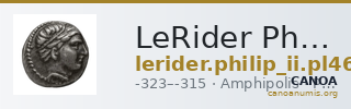 LeRider Philip II Pl. 46, Fig. 26 — CANOA