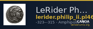 LeRider Philip II Pl. 46, Fig. 26 — CANOA