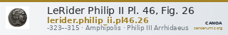 LeRider Philip II Pl. 46, Fig. 26 — CANOA