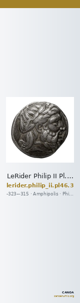 LeRider Philip II Pl. 46, Fig. 3 — CANOA