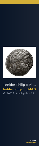 LeRider Philip II Pl. 46, Fig. 3 — CANOA