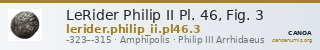 LeRider Philip II Pl. 46, Fig. 3 — CANOA