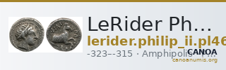 LeRider Philip II Pl. 46, Fig. 34 — CANOA