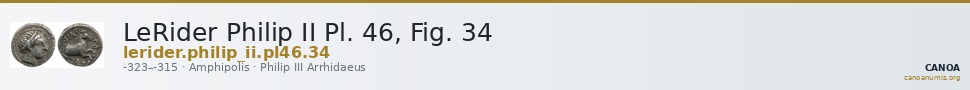 LeRider Philip II Pl. 46, Fig. 34 — CANOA
