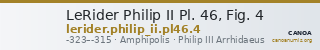 LeRider Philip II Pl. 46, Fig. 4 — CANOA