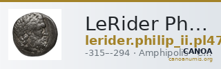 LeRider Philip II Pl. 47, Fig. 25 — CANOA