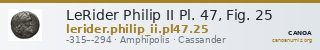 LeRider Philip II Pl. 47, Fig. 25 — CANOA