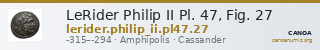 LeRider Philip II Pl. 47, Fig. 27 — CANOA