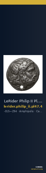 LeRider Philip II Pl. 47, Fig. 4 — CANOA