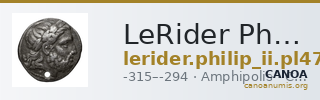 LeRider Philip II Pl. 47, Fig. 4 — CANOA