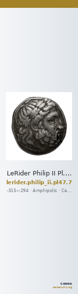 LeRider Philip II Pl. 47, Fig. 7 — CANOA