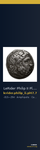 LeRider Philip II Pl. 47, Fig. 7 — CANOA