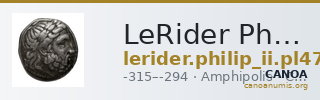LeRider Philip II Pl. 47, Fig. 7 — CANOA