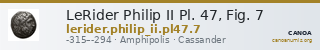 LeRider Philip II Pl. 47, Fig. 7 — CANOA