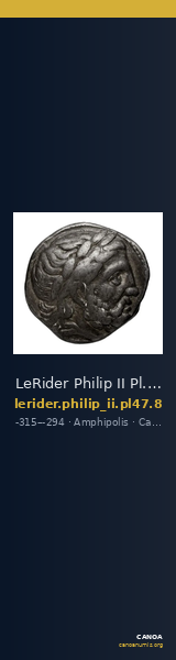 LeRider Philip II Pl. 47, Fig. 8 — CANOA