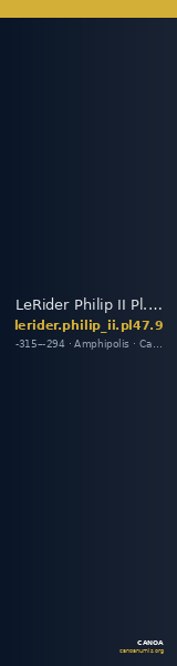 LeRider Philip II Pl. 47, Fig. 9 — CANOA