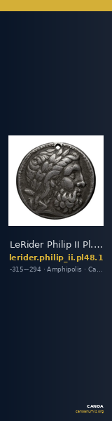 LeRider Philip II Pl. 48, Fig. 1 — CANOA