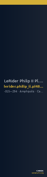 LeRider Philip II Pl. 48, Fig. 11 — CANOA