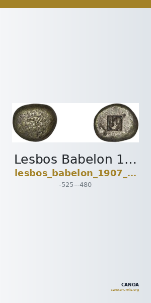 Lesbos Babelon 1907 548-50 — CANOA