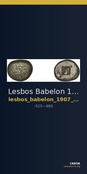 Lesbos Babelon 1907 548-50 — CANOA
