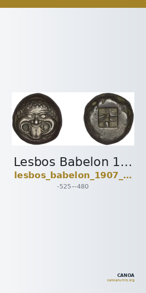 Lesbos Babelon 1907 551-3 — CANOA