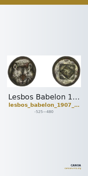 Lesbos Babelon 1907 556-71 — CANOA