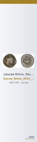 Leucae Kinns, Studies in Greek Personal Names presented to Elaine Matthews, 2010 Bronze A — CANOA