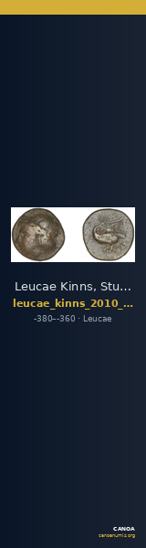 Leucae Kinns, Studies in Greek Personal Names presented to Elaine Matthews, 2010 Bronze A — CANOA