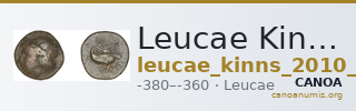 Leucae Kinns, Studies in Greek Personal Names presented to Elaine Matthews, 2010 Bronze A — CANOA