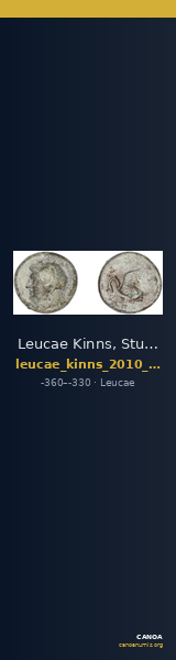 Leucae Kinns, Studies in Greek Personal Names presented to Elaine Matthews, 2010 Bronze D — CANOA