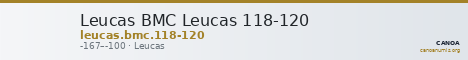 Leucas BMC Leucas 118-120 — CANOA