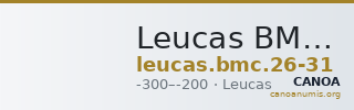 Leucas BMC Leucas 26-31 — CANOA