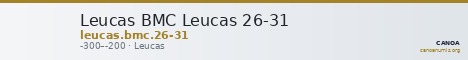 Leucas BMC Leucas 26-31 — CANOA